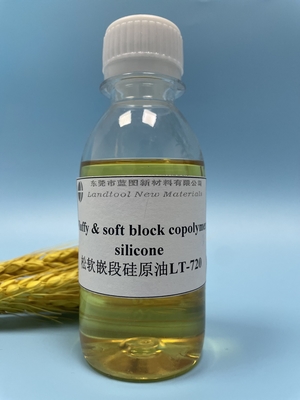 Применимость слабого катионоактивного светлоого-желт вязкостного умягчителя силиконового масла широкая