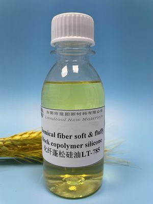 Катионоактивное эмульсии силикона сополимера блока химического волокна мягкое пушистое слабое